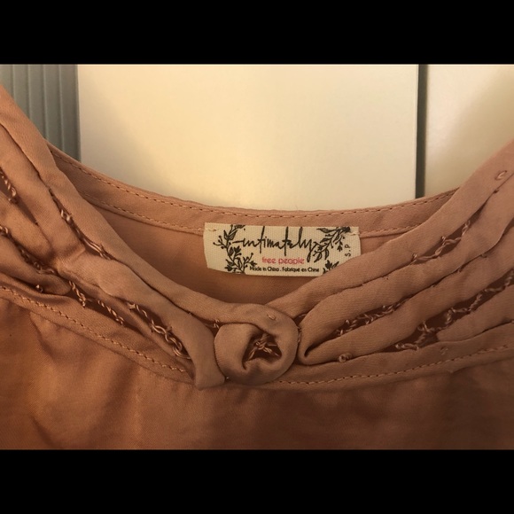 Satin pink tank top - Picture 2 of 2